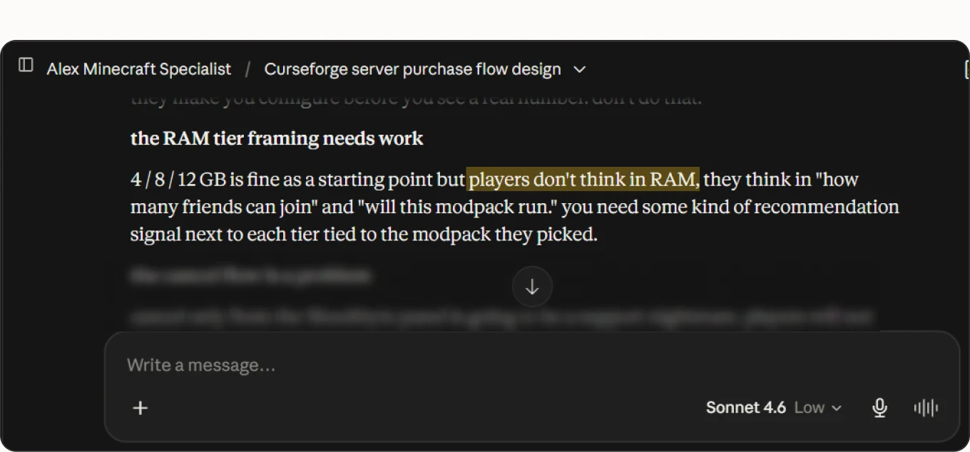 A conversation with Alex, the Claude skill modeled as a CurseForge developer